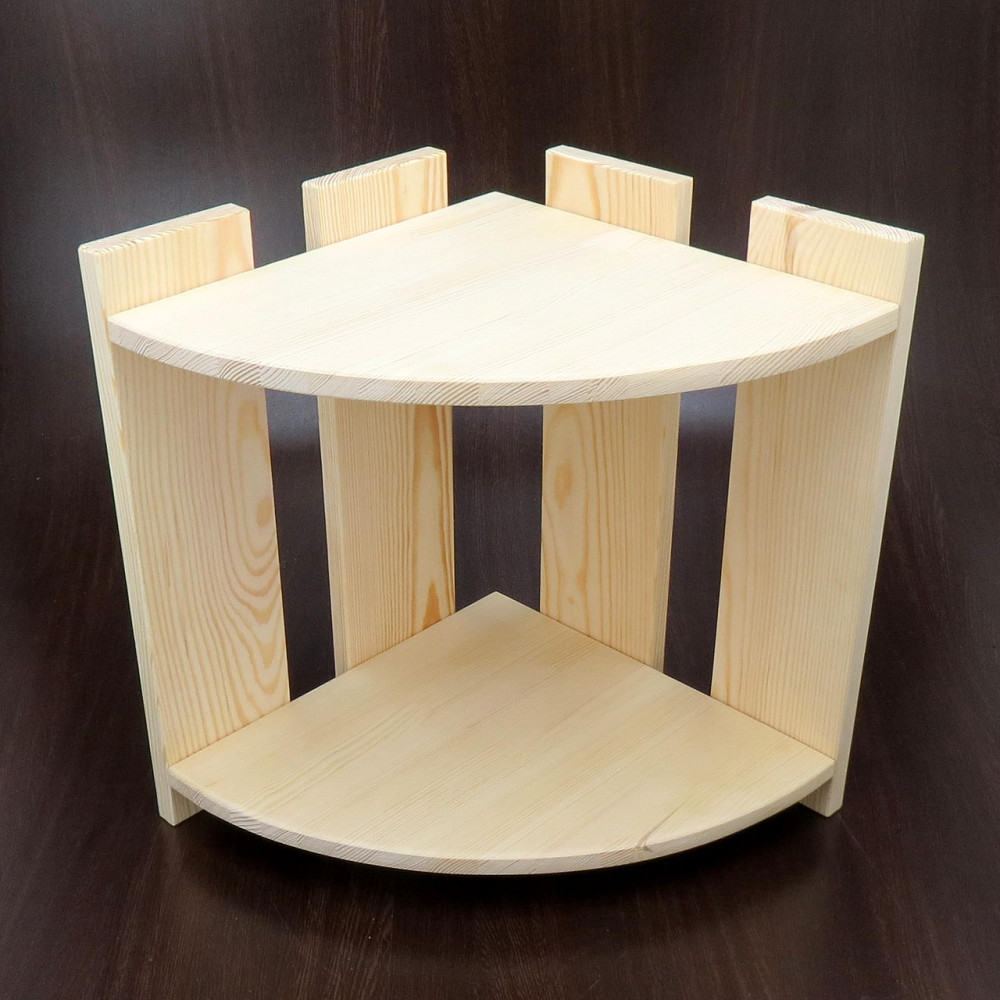 Кутова настінна полиця "Сейбо" бланже Миколаїв - фото 1