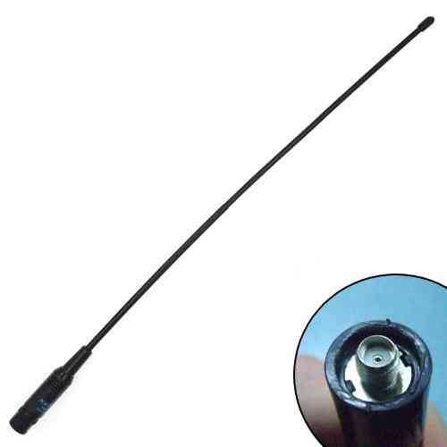 Двохдіапазонна антена NAGOYA NA-771 144/430 МГц, SMA-F (“мама”) отужна, довга та гнучка антена для рацій Київ