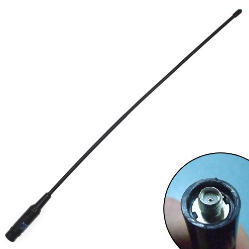 Двохдіапазонна антена NAGOYA NA-771 144/430 МГц, SMA-F (“мама”) отужна, довга та гнучка антена для рацій Київ - фото 1