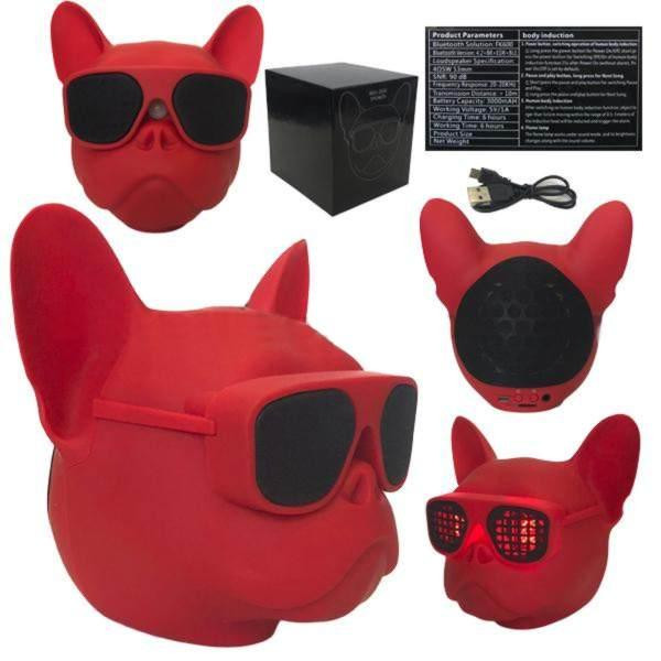 Бездротова колонка USB Собака світиться Київ - фото 1