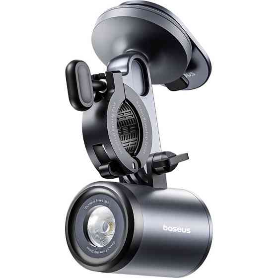 Велотримач для телефона Baseus PrimeTrip Series Dual-Color Bike Light 2-in-1 Set Cosmic Black Одеса