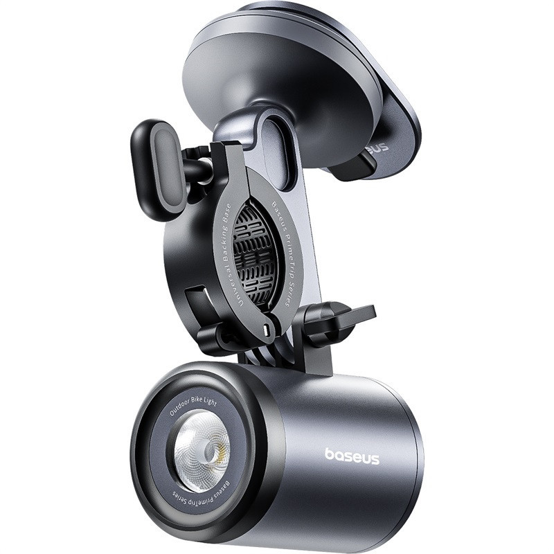 Велотримач для телефона Baseus PrimeTrip Series Dual-Color Bike Light 2-in-1 Set Cosmic Black Одеса - фото 1