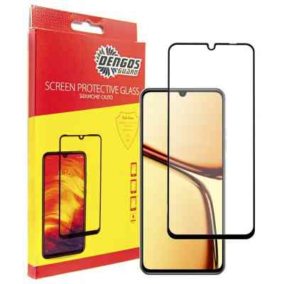 Стекло защитное Dengos Full Glue Realme C61 (black) (TGFG-372) Винница