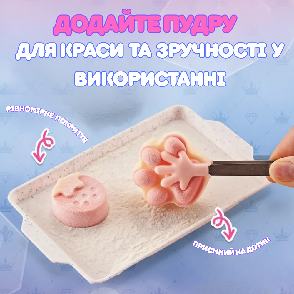 Набор для изготовления сквишей антистресов Таба лапок,детский набор для творчества "Создай сквиш сам" 6 штук Кам'янець-Подільський - фото 3