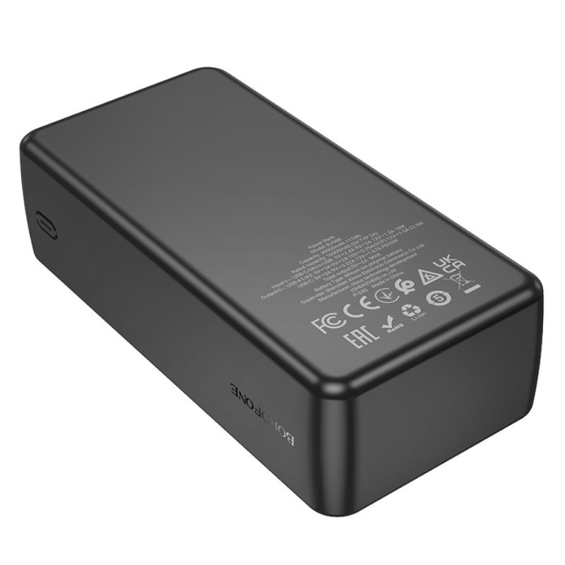 Павербанк 30000 mAh BOROFONE BJ56B PD20W QC22.5W быстрая зарядка power bank повербанк Одесса - изображение 5