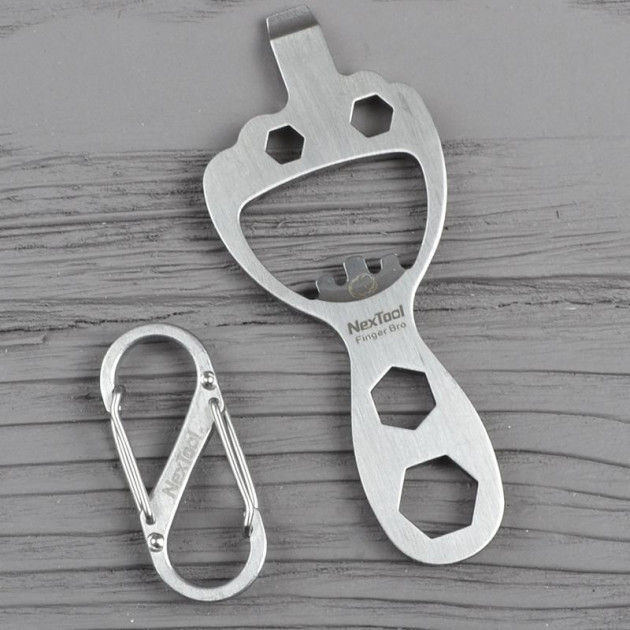 Міні-Мультитул NexTool BOTTLE OPENER Finger Bro KT5009B Киев - изображение 7