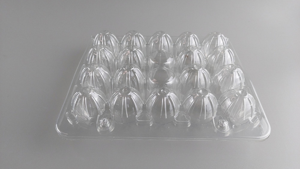 Упаковка для перепелиных яиц 18 ячеек (Квадратная) ПРОЗРАЧНАЯ (50 шт) Харьков - изображение 1