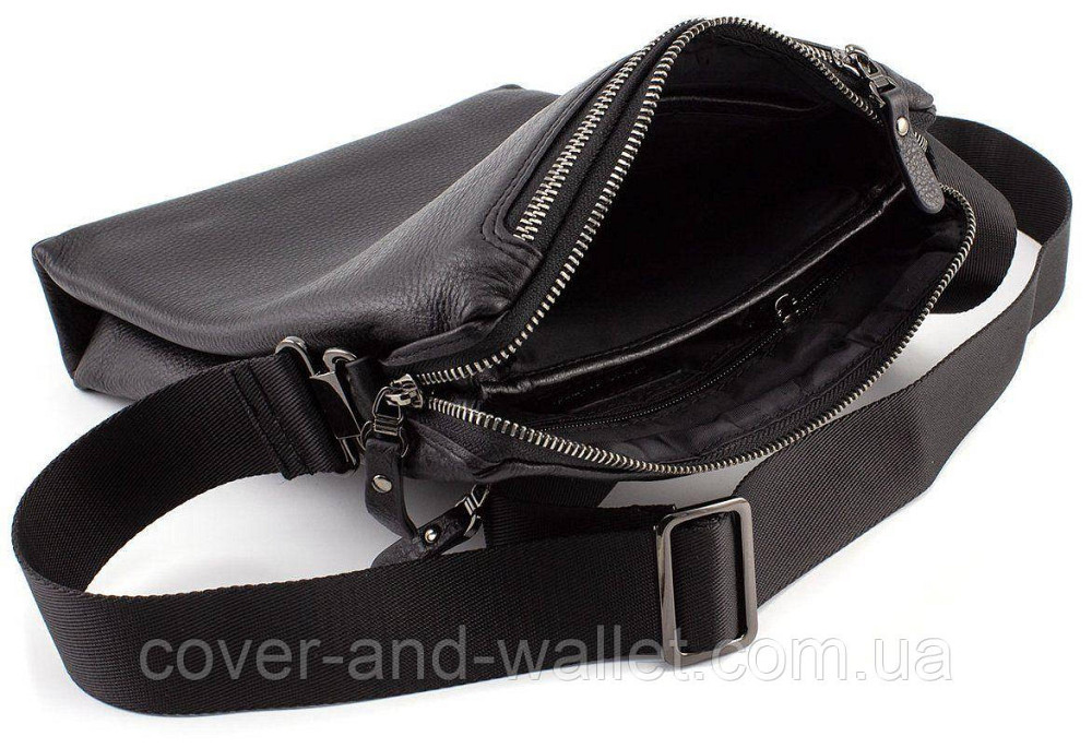 Стильная мужская кожаная сумка мессенджер Marco Coverna 7702-1A Киев - изображение 8