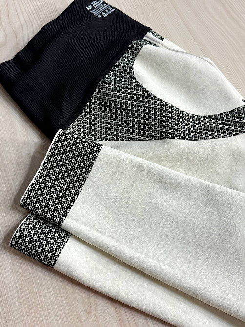 Лосины женские Kenalin 88-1 утепленные с корсетом на молнии в рубчик черные, черный, XS Киев - изображение 19