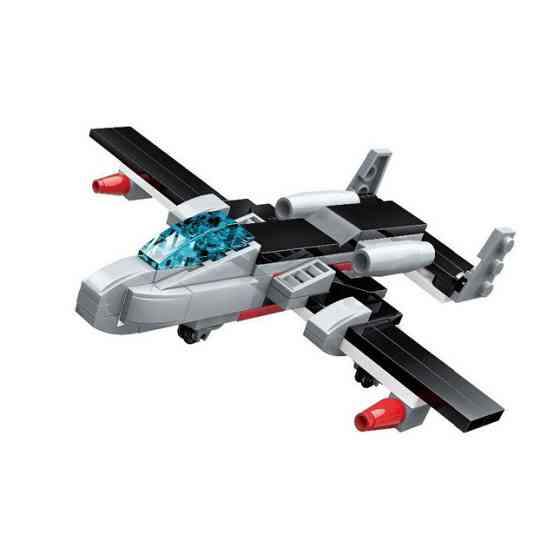 Конструктор Qman 1418Q-1-8 военный транспорт 74-101 деталь Самолёт Звуковая волна Винница