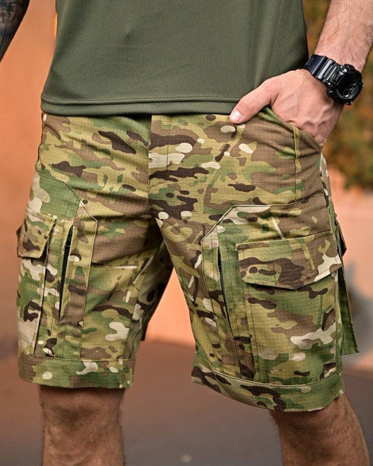 Міські тактичні шорти GEN 3 мультикам ПП7723 Одеса - фото 1
