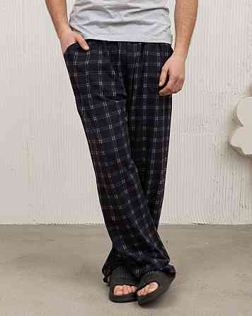 Чоловічі піжамні штани — темно-сині картаті Tom John 2001Ш Київ