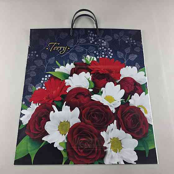 Пакет-сумка 40х45 з пластиковою ручкою  