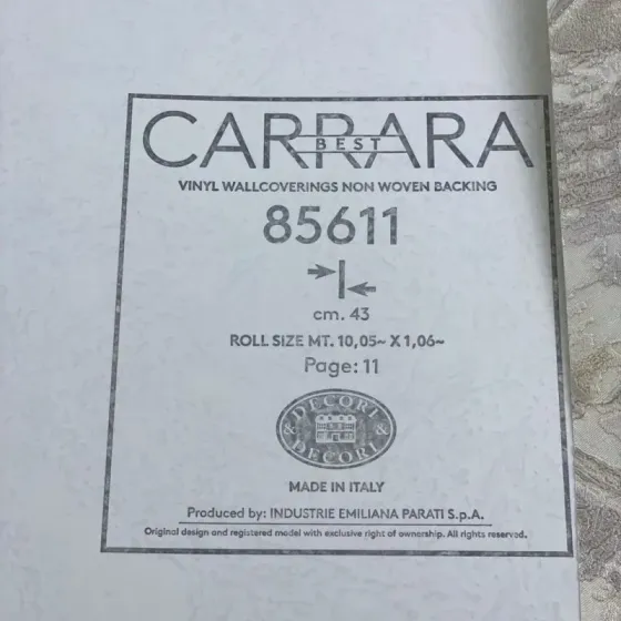 Шпалери Emiliana Parati Carrara Best 85611 Київ