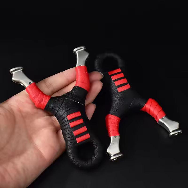 Спортивна рогатка з нержавіючої сталі з прицілом і шкіряною рукояткою Київ - фото 3