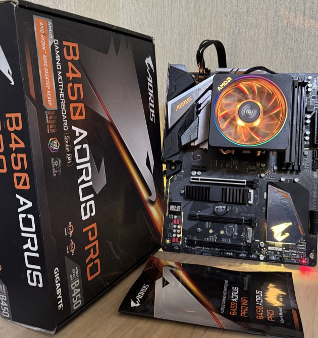 Комплект Ryzen 7, 3800X + AORUS Pro B450 Киев - изображение 5