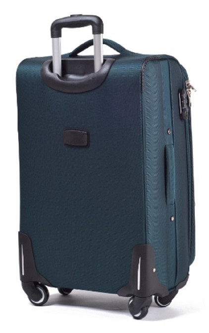 Валіза тканинна WINGS 1706 середня 65 см зелена 4 колеса Київ - фото 2