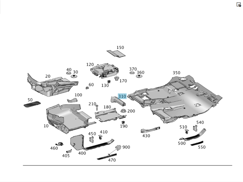 Mercedes-Benz  A1666840937 Опора задньої підлоги ліва ML/GLE W166 GLE Coupe C292 Одеса - фото 2