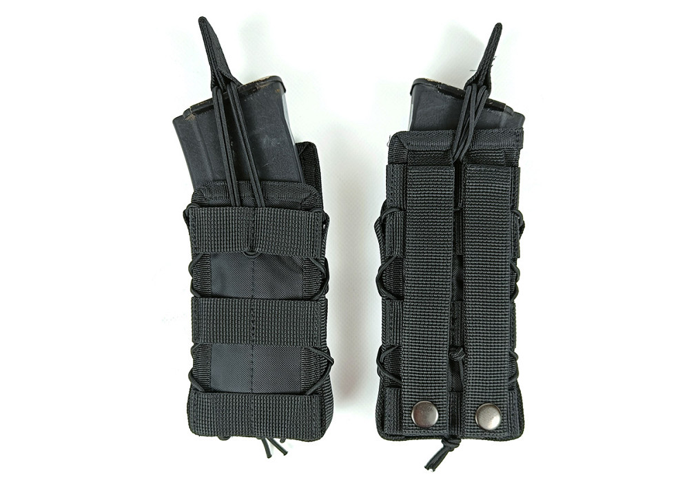 Підсумок під магазин АК/РПК одинарний відкритий чорний (MOLLE, підсумок на розгрузку, жилет, РПС) Коломия - фото 2