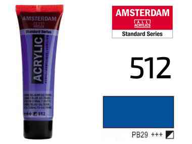 Краска акриловая AMSTERDAM (512) Кобальт синий (ультрамар.) 20 мл Royal Talens Киев