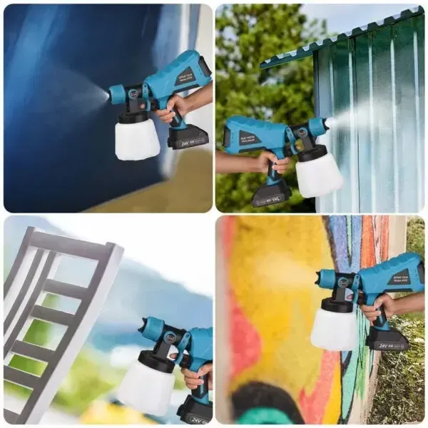 Аккумуляторный краскопульт 2 аккумулятора JK-SG1 Коломия - фото 3