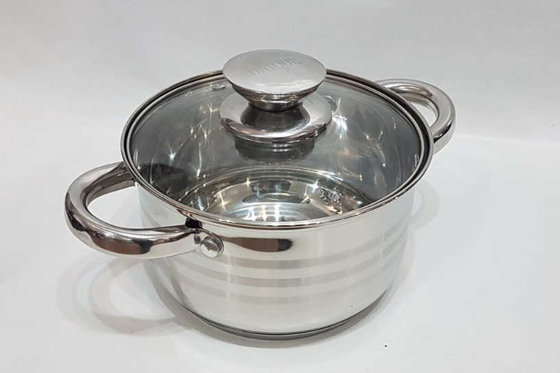 Кастрюля UNIQUE UN-5003 из нержавеющей стали, объем 1.9 л, с крышкой, прочная и удобная для готовки Одесса - изображение 5