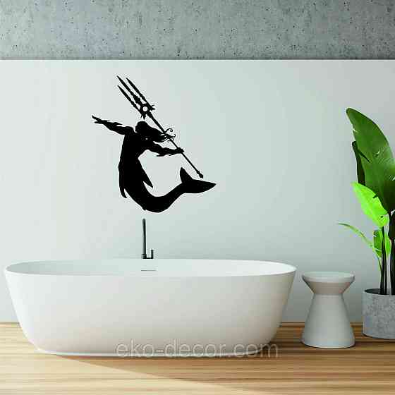 Декоративное настенное 3D Панно «Морской царь» Декор на стену с объемом Киев