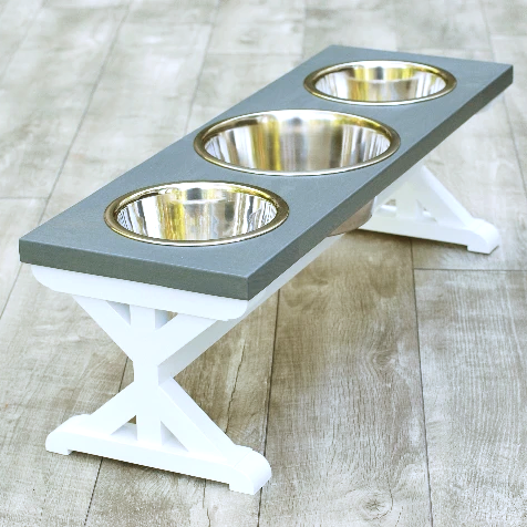 Підставка під миски для собак "Кежма" зефір-маренго Миколаїв - фото 1