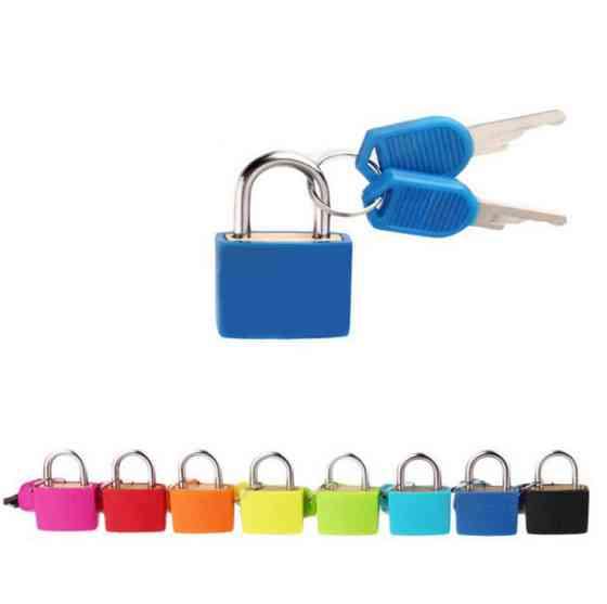 Мини-навесной замок 22мм с металлическим корпусом и 2 ключами Киев