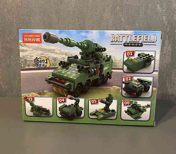 Конструктор LeleBrother военная техника 6в1 139 деталь в стиле Lego Киев