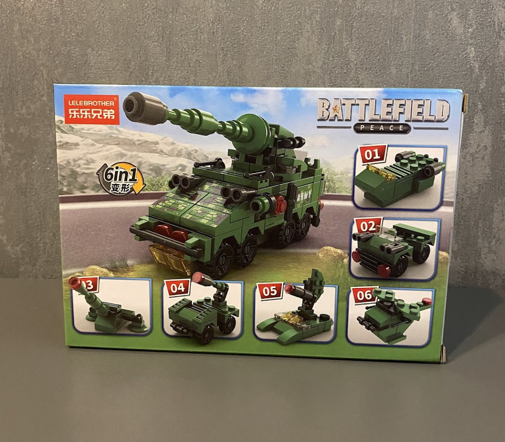 Конструктор LeleBrother военная техника 6в1 139 деталь в стиле Lego Киев - изображение 6