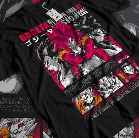 Футболка аниме Аниме Манга Отаку Аниме оверсайз (S/M/L) Черний AnimeJ1046 Днепр