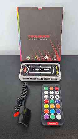 RGB / ARGB Контроллер вентиляторів для ПК COOLMOON Клевань