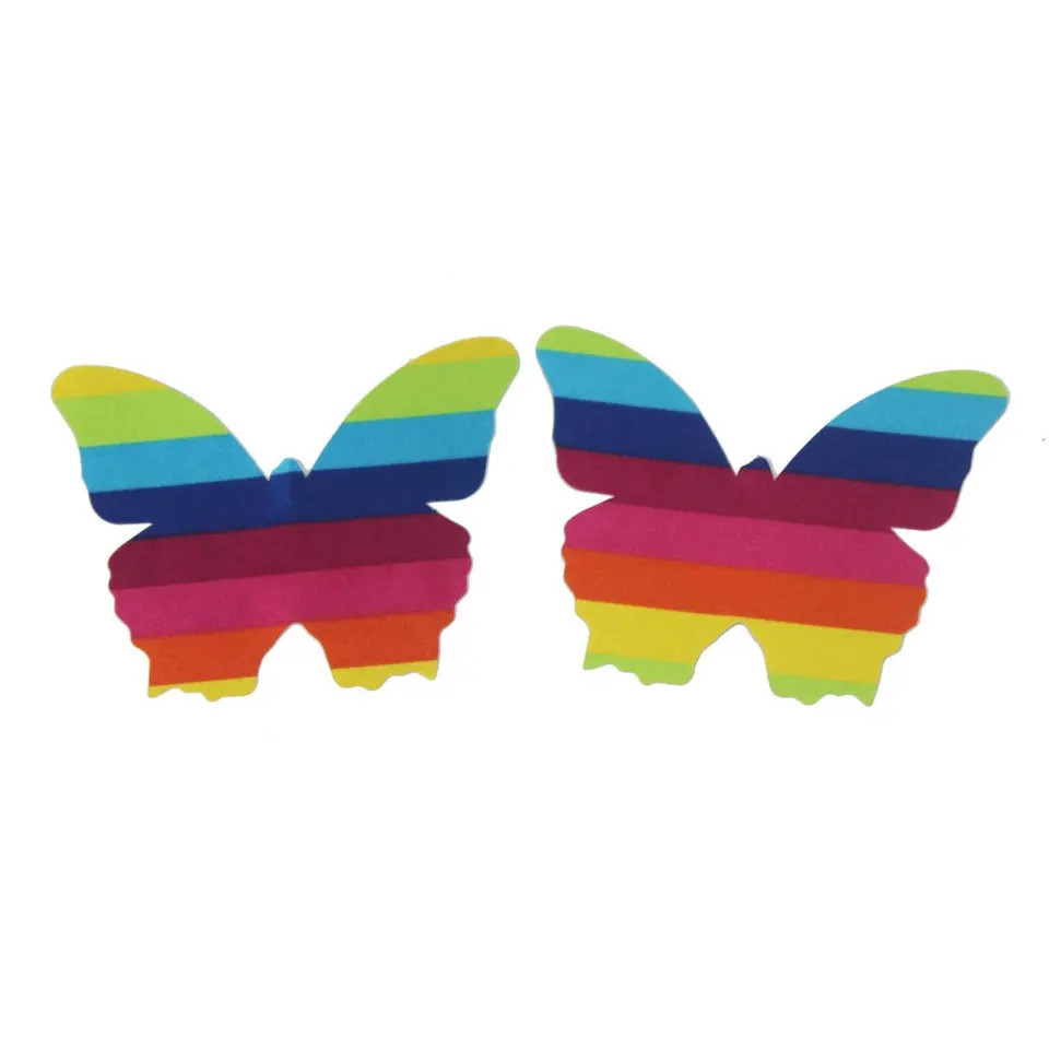 Наклейки на груди Метелики 8 на 10 см різнобарвний Київ - фото 1