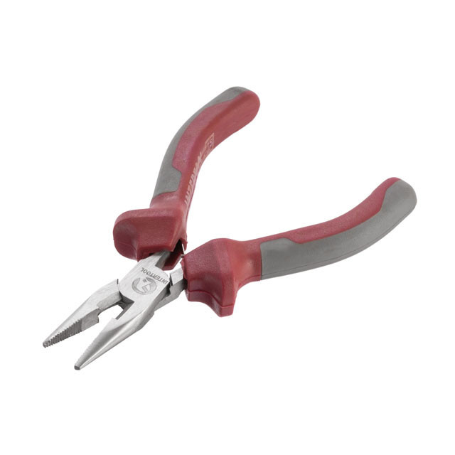 Довгогубці прямі 115 мм, прецизійні, комбіновані рукоятки INTERTOOL NT-0102 Київ - фото 1