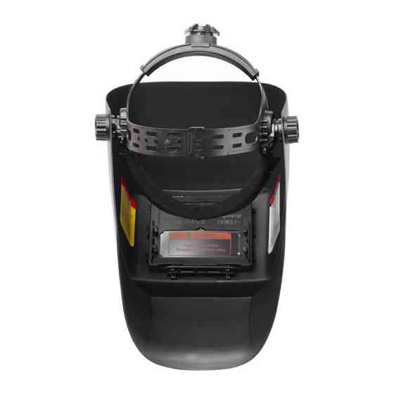 Маска зварювальника "Хамелеон" INTERTOOL SP‑0061, авт. затемнення, 2 сенсора, DIN 11, вікно 90×30 мм, РР універсальна маска Львів