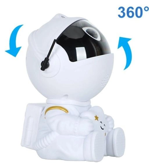 Ночник проектор звездного неба Астронавт (маленький 12.5см) с пультом + 8 режимов свечения Винница - изображение 4