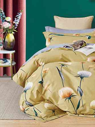 Ecotton Комплект постільної білизни Ecotton полуторний 150х215 см Кульбаби гірчичний 21211 Коломия