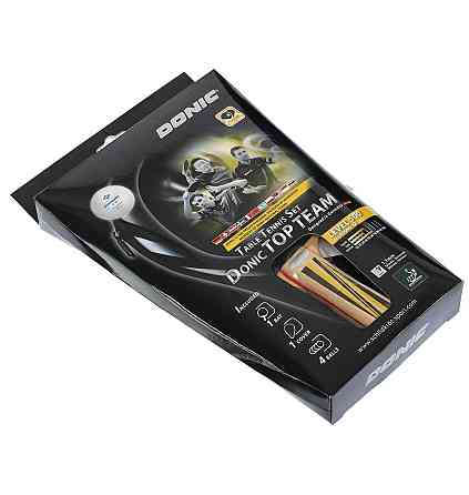 Набор для пинг-понга Donic Top Team 500 Gift set (ракетка+чехол+4мягкая) 788451 Вишнёвое