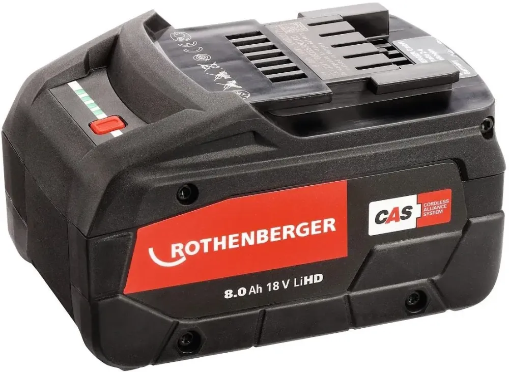 Rothenberger Акумулятор Ro Bp 18/8 Li-Hd 18V / 8.0 Ah (1000002549) Київ - фото 1