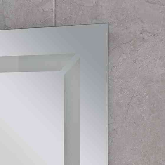 Зеркало Mixxus LIGHT MR01-70x50 с Led Touch, Anti-fog, димером, регулятором яркости, часами (MI6000) Киев