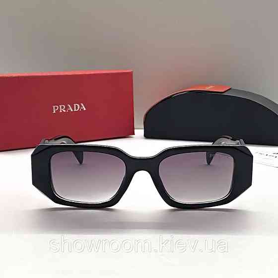 Женские брендовые солнцезащитные очки Prada (7986) Киев