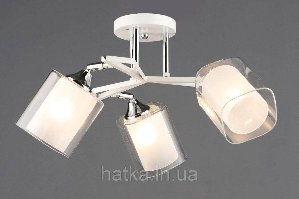 Люстра классическая на 3 плафона B N6652/3 WT+CR Киев - изображение 1