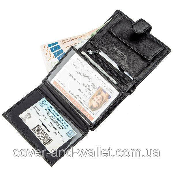 Шкіряний чоловічий гаманець вертикального типу Marco Coverna Київ - фото 2