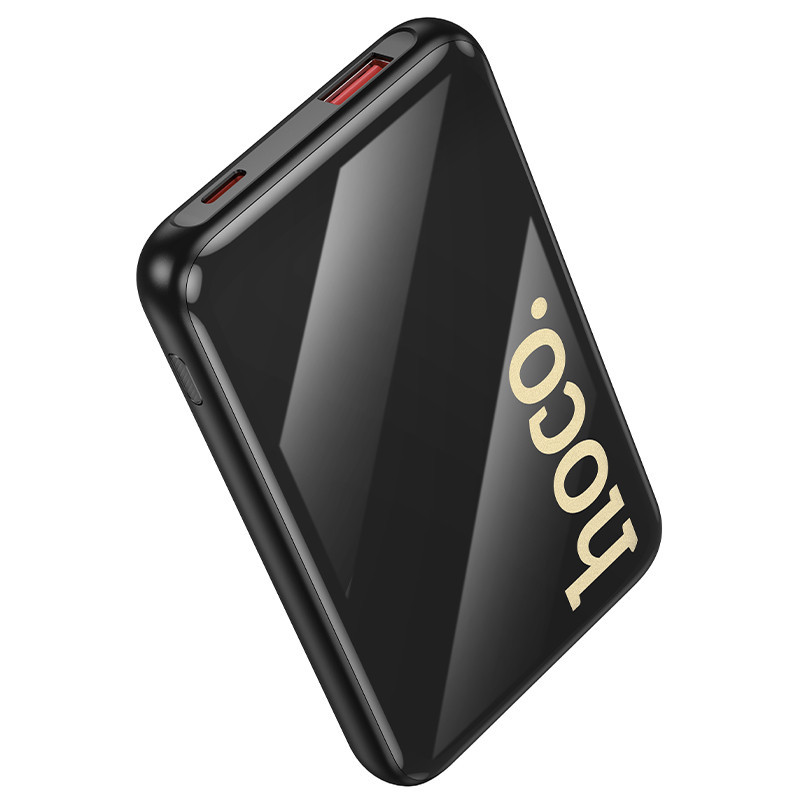 Павербанк 10000 mAh HOCO Q37 Graceful 22.5W+PD20W быстрая зарядка 2 кабеля черный power bank повербанк Одесса - изображение 13
