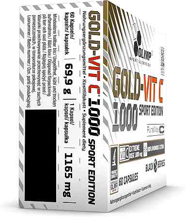 Вітамін С Olimp Gold Vit C 1000 Sport Edition 60 капсул Луцьк