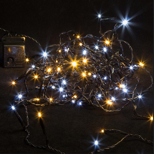 Світлодіодна гірлянда мішура-водоспад 250 Led 5м (150 теплий статичний+100 білий водоспад) CW-G-250L5VMC ColorWay Житомир - изображение 1