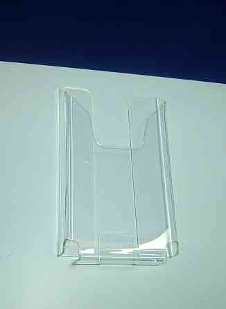 Кишеня буклетниця EKOSTAR 1/3А4 верт (акрил, на скотч) 20мм Київ