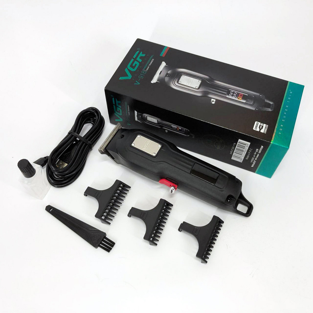 Бездротовая машинка для стрижки волос, Машинка для стрижки волос с регулируемой длиной GO-72 Львов - изображение 9