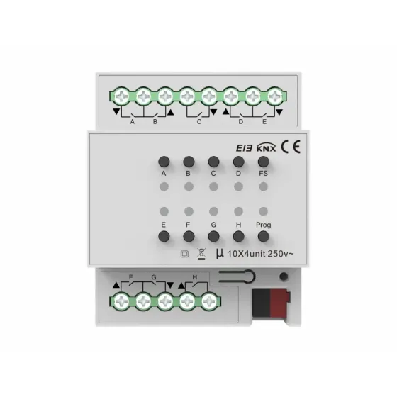 Модуль керування шторами на 4 канали, KNX Akubela KXAC-B1C4 (00-00002684) Киев